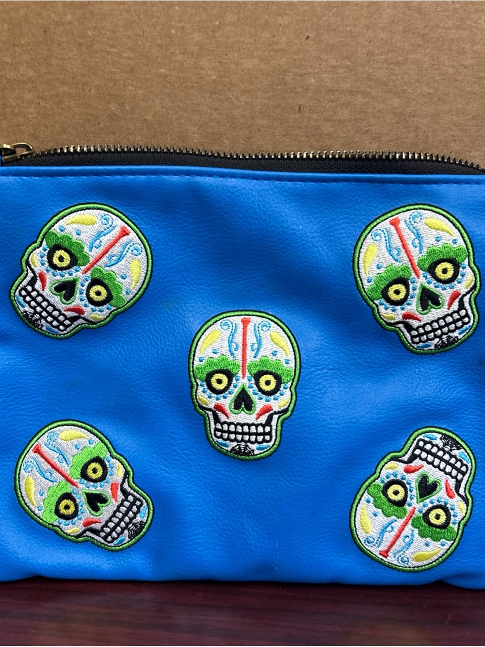 PRG Chileno Bay Golf Club Valuables Pouch Tote Day Of The Dead Sugar Skulls